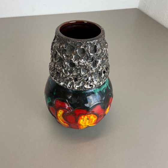 Image 1 of Vaso in ceramica d'epoca in lava grassa di Scheurich Wgp, Germania, anni '70