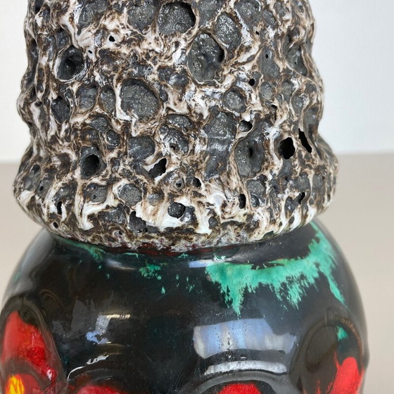 Image 1 of Vaso in ceramica d'epoca in lava grassa di Scheurich Wgp, Germania, anni '70