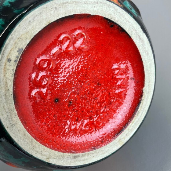 Image 1 of Vaso in ceramica d'epoca in lava grassa di Scheurich Wgp, Germania, anni '70