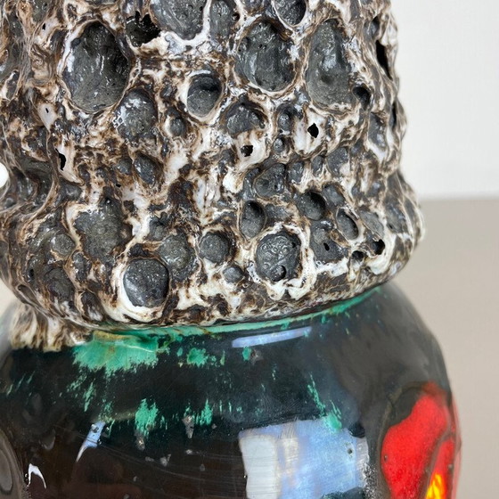 Image 1 of Vaso in ceramica d'epoca in lava grassa di Scheurich Wgp, Germania, anni '70