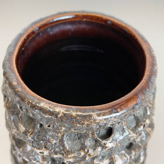 Image 1 of Vaso in ceramica d'epoca in lava grassa di Scheurich Wgp, Germania, anni '70