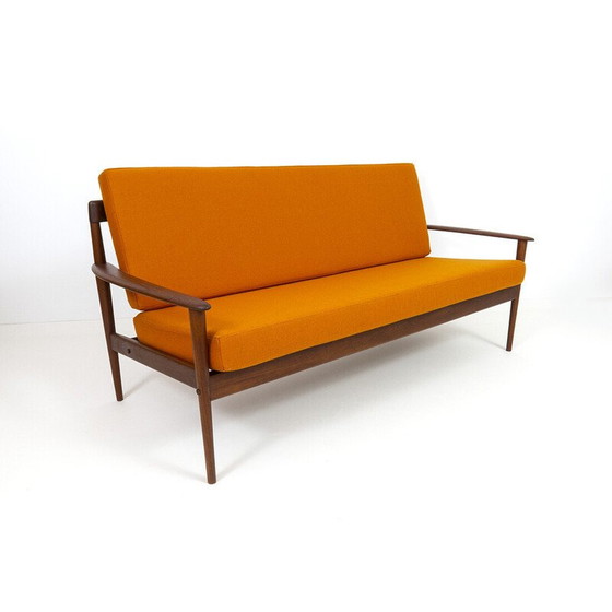 Image 1 of Danish vintage teak sofa by Grete Jalk for Poul Jeppesen