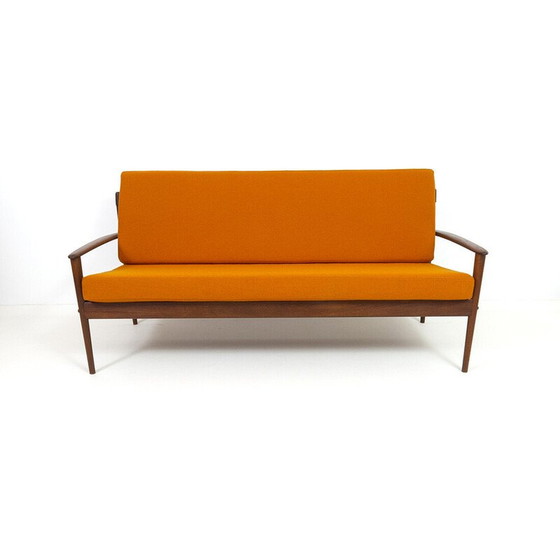 Image 1 of Danish vintage teak sofa by Grete Jalk for Poul Jeppesen