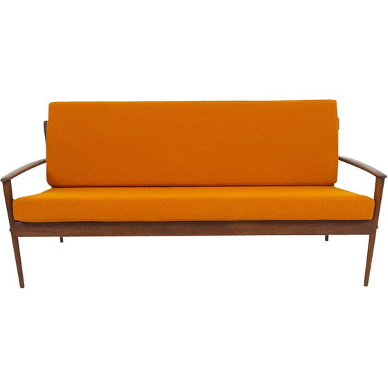 Image 1 of Danish vintage teak sofa by Grete Jalk for Poul Jeppesen