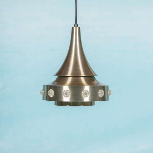 Space age Danish design pendant lamp, sixties vintage pendant