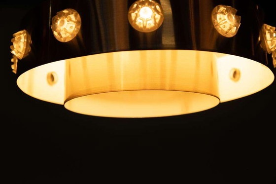 Image 1 of Lampe pendante design danois de l'ère spatiale, lampe pendante vintage des années 60