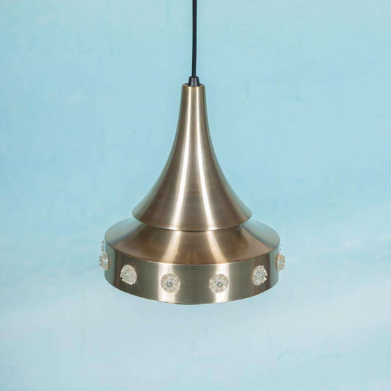 Image 1 of Lampe pendante design danois de l'ère spatiale, lampe pendante vintage des années 60
