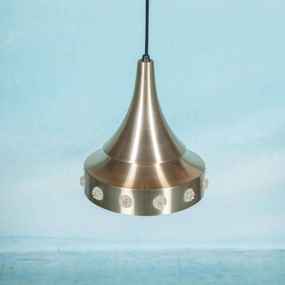 Image 1 of Lampe pendante design danois de l'ère spatiale, lampe pendante vintage des années 60