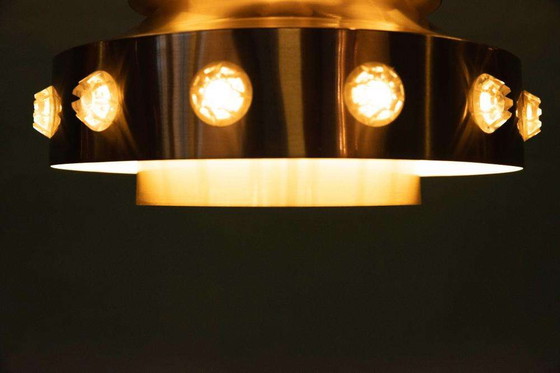 Image 1 of Lampe pendante design danois de l'ère spatiale, lampe pendante vintage des années 60