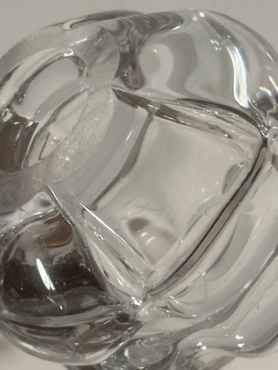 Image 1 of Solid crystal ashtray tray