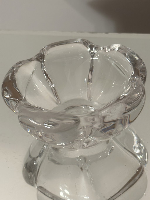 Solid crystal ashtray tray