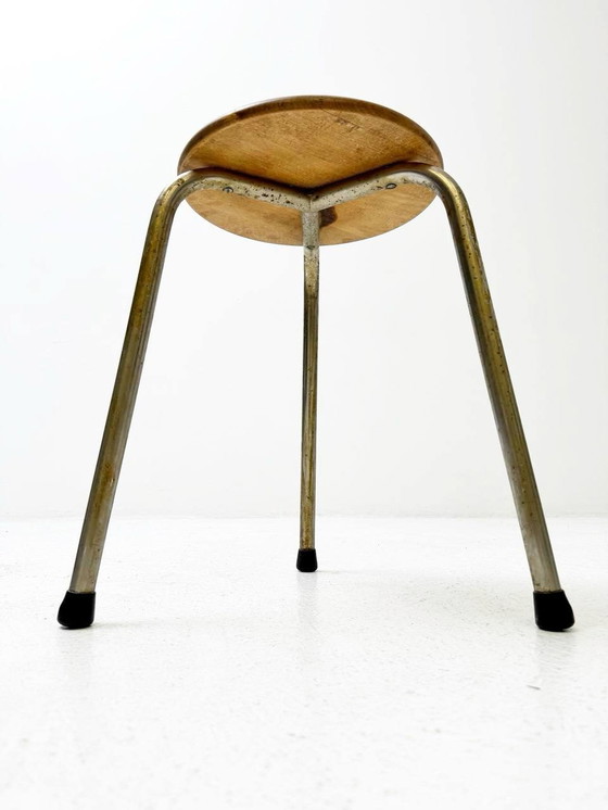 Image 1 of Atelier Design stool with 3 legs, 1960s