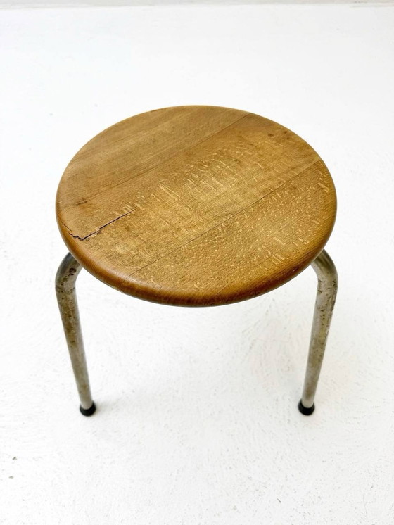 Image 1 of Atelier Design stool with 3 legs, 1960s