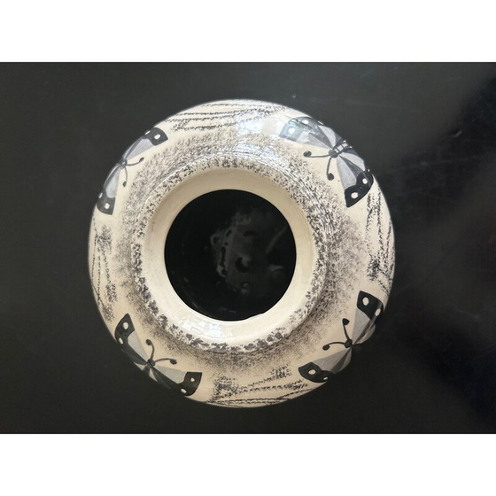 Image 1 of Vintage ceramic vase by René Poirot, 1960
