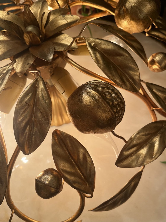 Image 1 of Banci Firenze Plafoniere Fruit Vintage Oro Dorato 