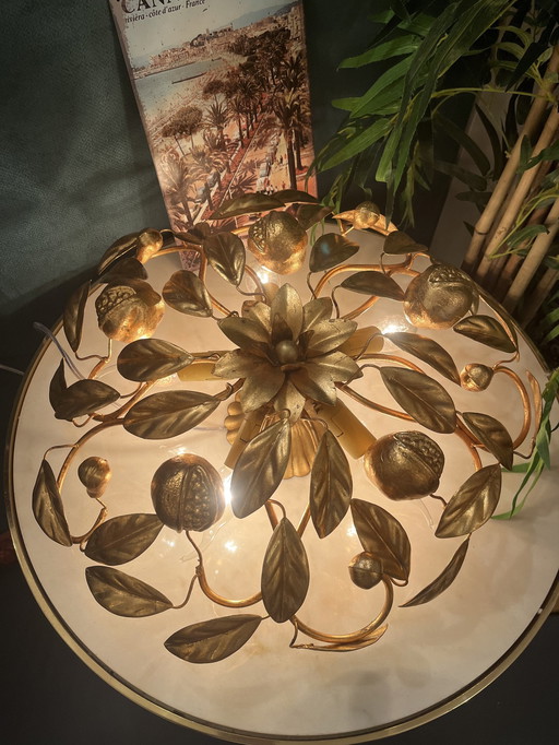 Banci Firenze Plafoniere Fruit Vintage Oro Dorato 