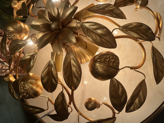 Image 1 of Banci Firenze Plafoniere Fruit Vintage Oro Dorato 
