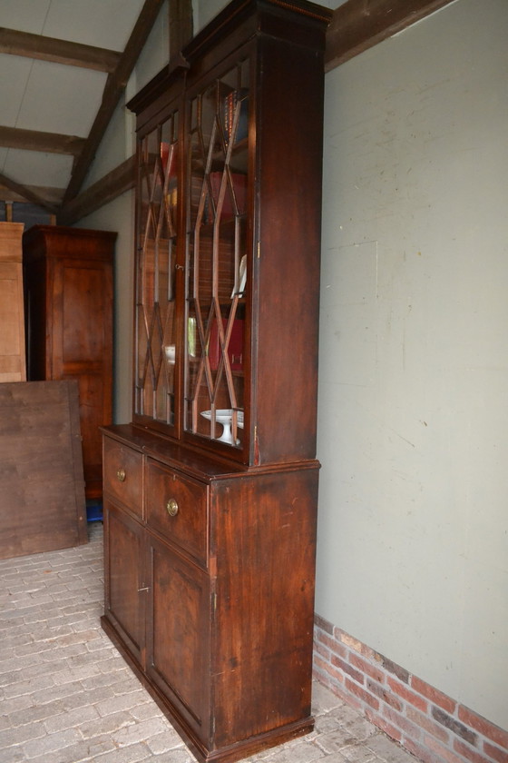 Image 1 of Vintage Mahogany Wooden Bookcase