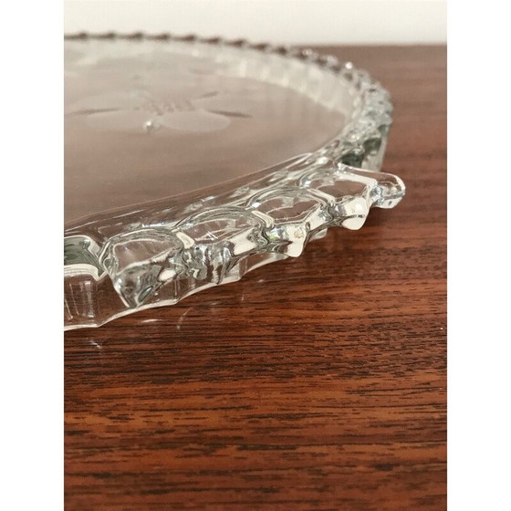 Image 1 of Vintage glass trivet by Walther Glass, 1970