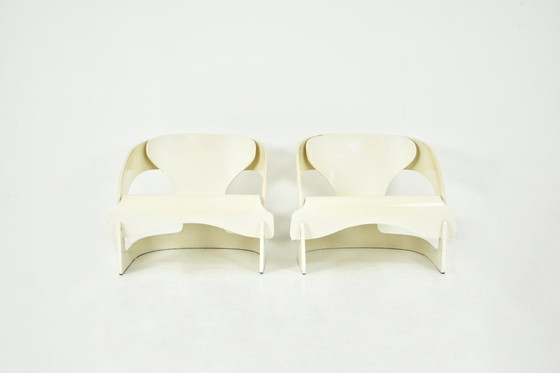 Image 1 of Model 4801 Armchairs by Joe Colombo for Kartell, 1960s, Set of 2