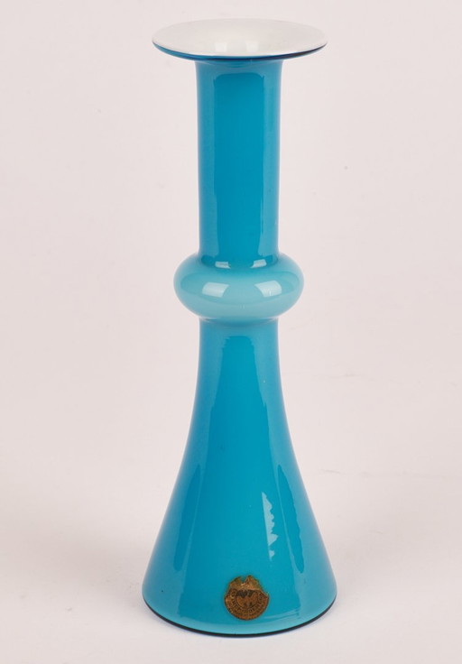 Holmegaard Vase By Per Lutken 1960s Mid - Century