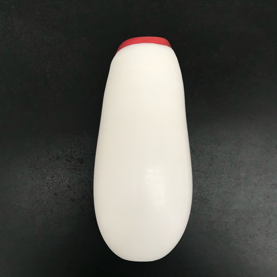 Image 1 of Ioan Nemtoi Opal vase with red lip