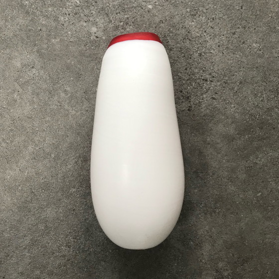 Image 1 of Ioan Nemtoi Opal vase with red lip