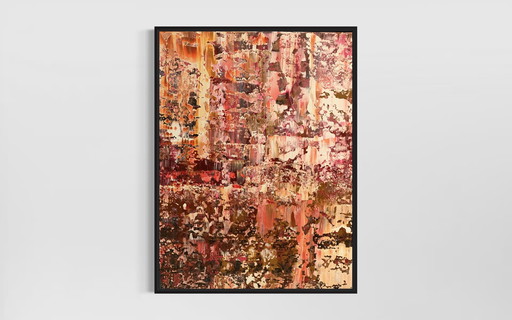 Blushing Mirage - 60X80 cm - Abstract Painting - Marella Hesseling