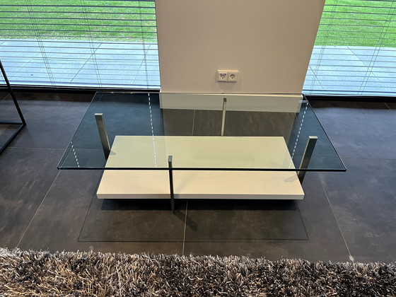 Image 1 of Rolf Benz glass coffee table