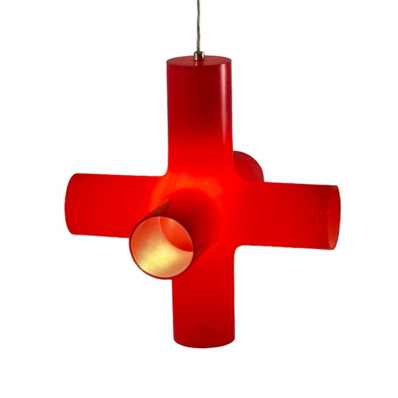 Image 1 of Jan Melis & Ben Oostrum For Dark - Hanging Pendant Lamp - Model ‘Crosslight’ - Early 2000’S, Dutch Design - 