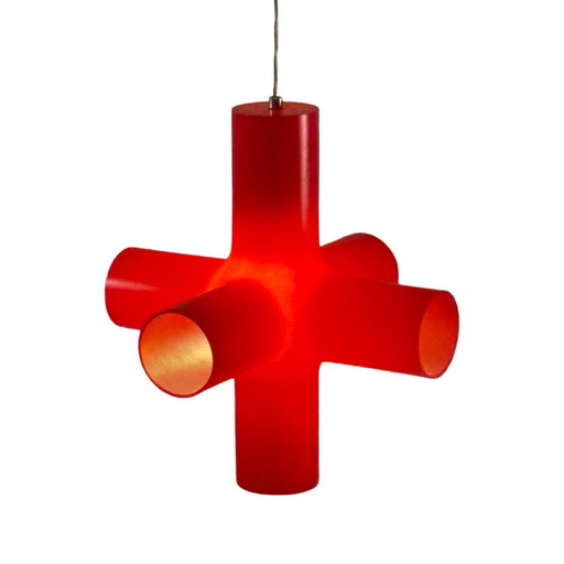 Jan Melis & Ben Oostrum For Dark - Hanging Pendant Lamp - Model ‘Crosslight’ - Early 2000’S, Dutch Design - 