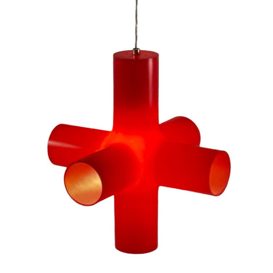 Image 1 of Jan Melis & Ben Oostrum For Dark - Hanging Pendant Lamp - Model ‘Crosslight’ - Early 2000’S, Dutch Design - 