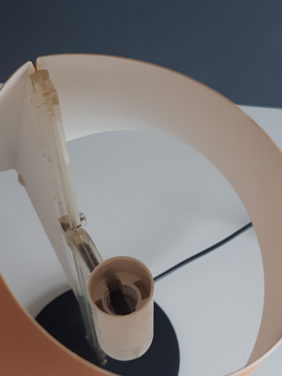 Image 1 of Lampada da tavolo Nautilus arancione e gialla di Italiana Luce