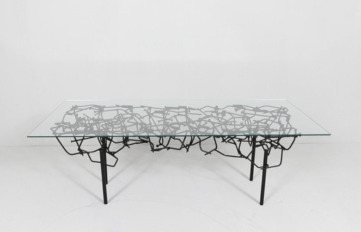 Sculptural coffee table in the style of Daniel Gluck, Germany, 1970s