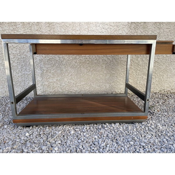 Image 1 of Vintage formica and metal coffee table by Boris Lacroix