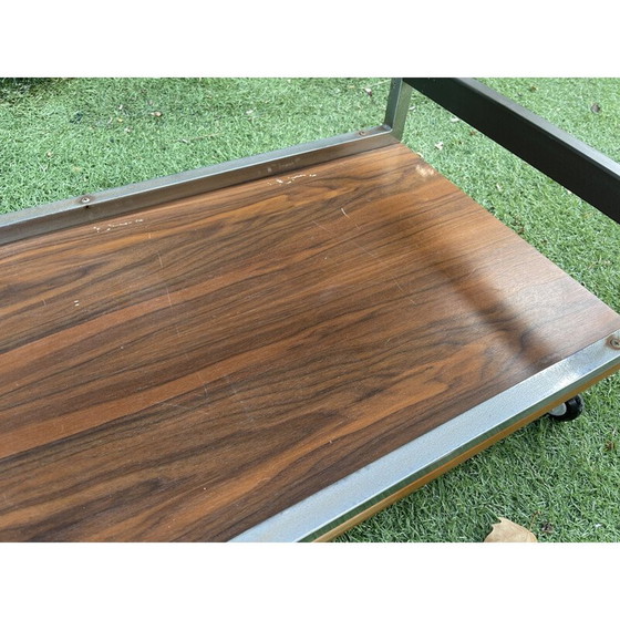 Image 1 of Vintage formica and metal coffee table by Boris Lacroix