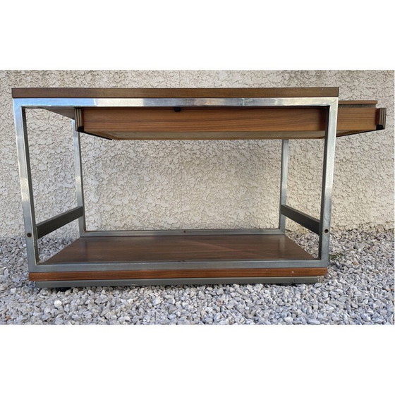 Image 1 of Vintage formica and metal coffee table by Boris Lacroix