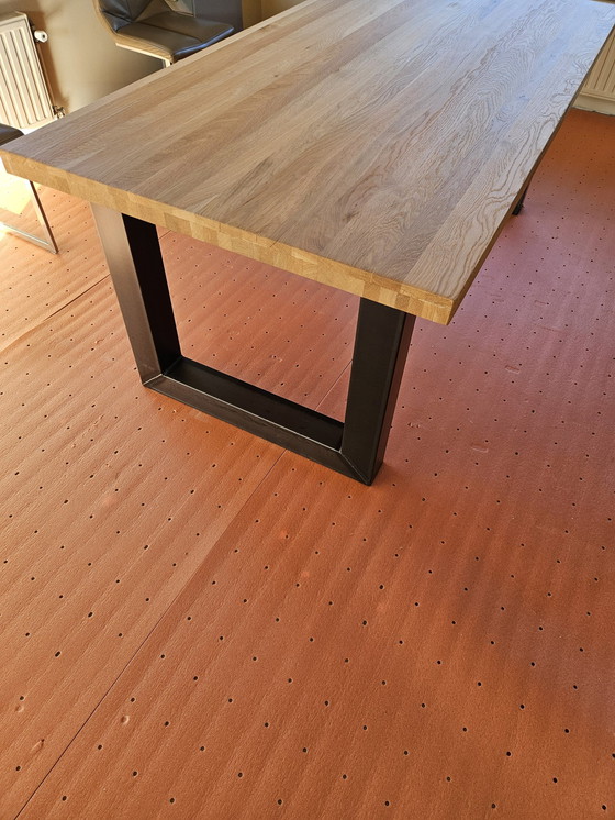 Image 1 of Beautiful Industrial Dining Table