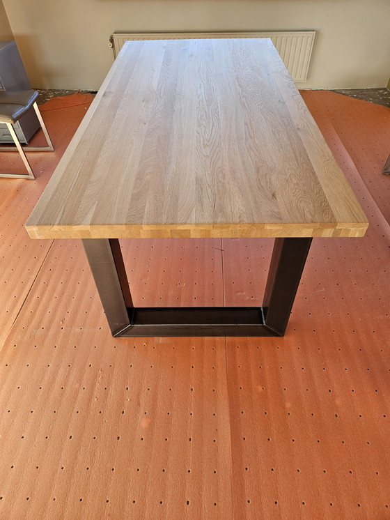 Image 1 of Beautiful Industrial Dining Table