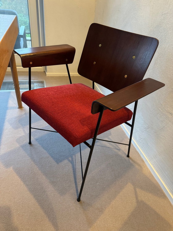 Image 1 of 2x Armchairs By Georges Coslin 1950S