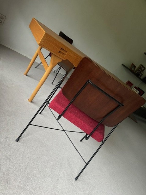 Image 1 of 2x Armchairs By Georges Coslin 1950S