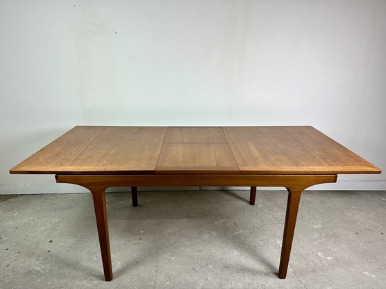 Image 1 of Scandinavian Style Teak Extensible Table By Nathan Furniture 1960