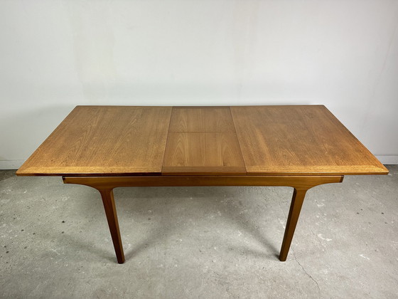 Image 1 of Scandinavian Style Teak Extensible Table By Nathan Furniture 1960