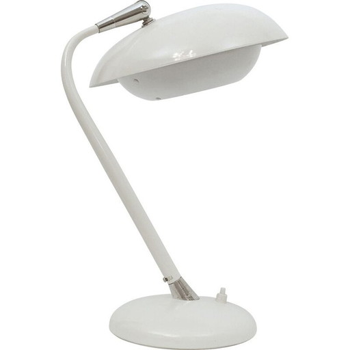 Vintage white table lamp by Stilnovo, Italy 1950