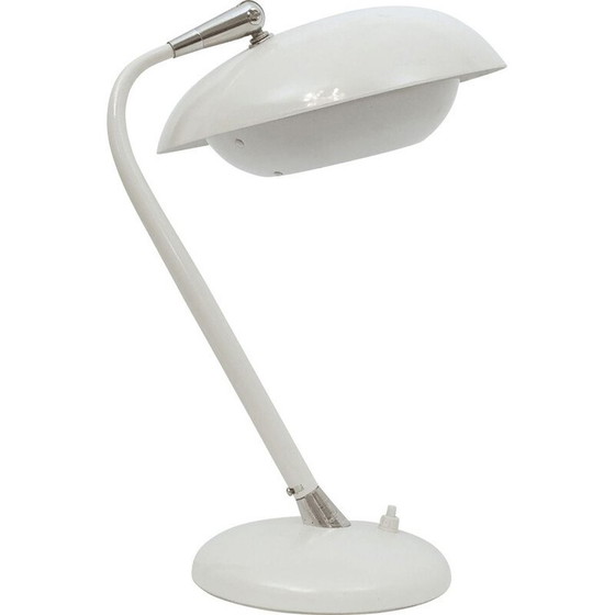 Image 1 of Vintage white table lamp by Stilnovo, Italy 1950