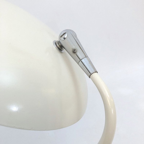 Image 1 of Vintage white table lamp by Stilnovo, Italy 1950