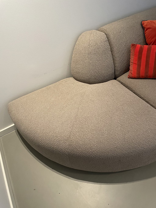 Hk Living Jax Sofa Element Corner Round Bouclé Taupe