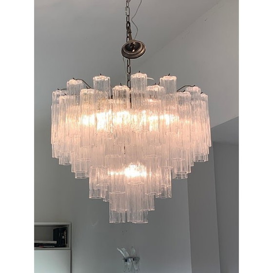 Image 1 of Murano Glass Sputnik Chandelier Venini Barovier Style