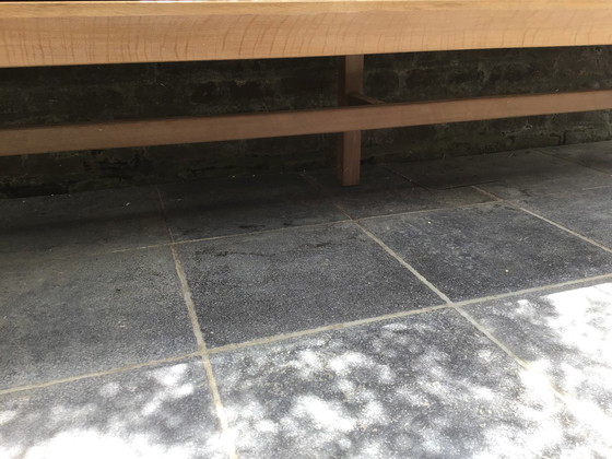 Image 1 of Solid oak garden bench/bench