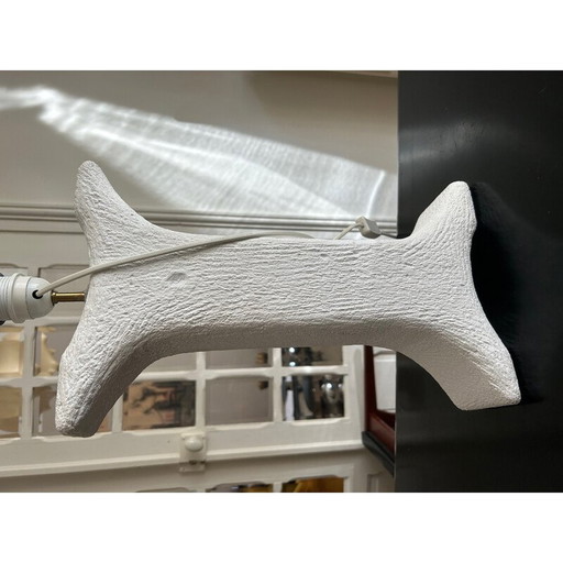 Base per lampada in gesso d'epoca, 1970